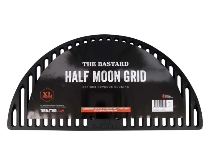 THE BASTARD Gusseisenrost Halbmond XL