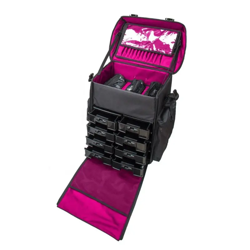 Tigerzzz Profi Styling Koffer, Make-up Koffer auf Rollen