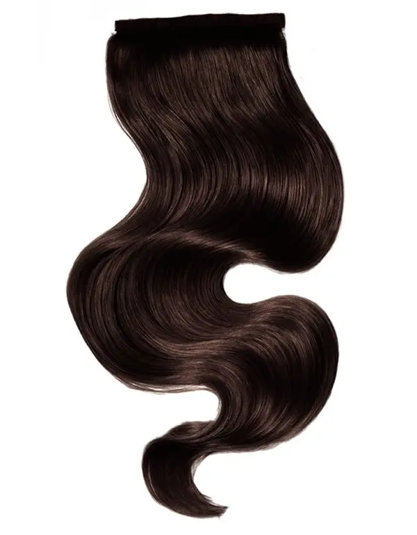 Tigerzzz-Stylists Ponytail Extensions (dunkelbraun Nr. 2) 55cm, 100 Gramm