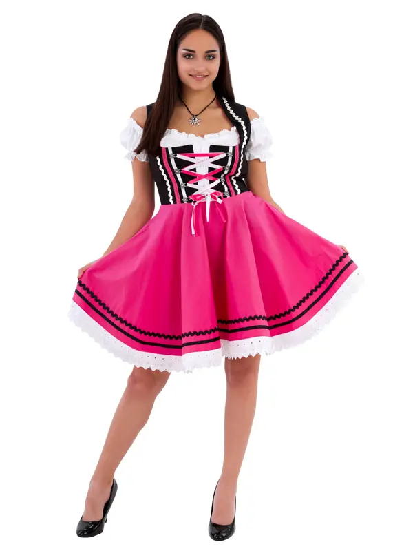 Tirolerdirndl schwarz/pink