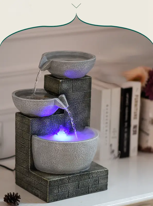 Tisch-Humidifikator mit Wasserspiel