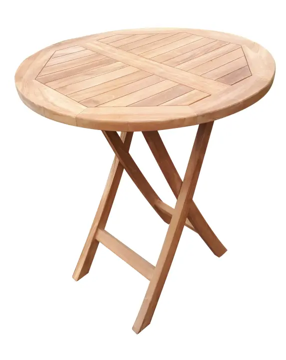 Tisch Woodie ø 70cm rund - Teakholz