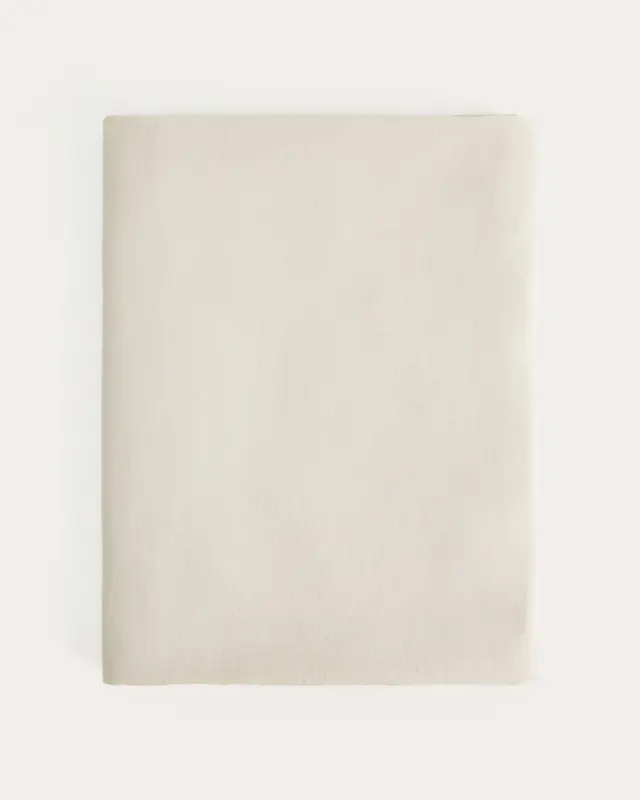 Tischdecke Aldine Baumwolle und Leinen in Steingrau 170 x 250 cm