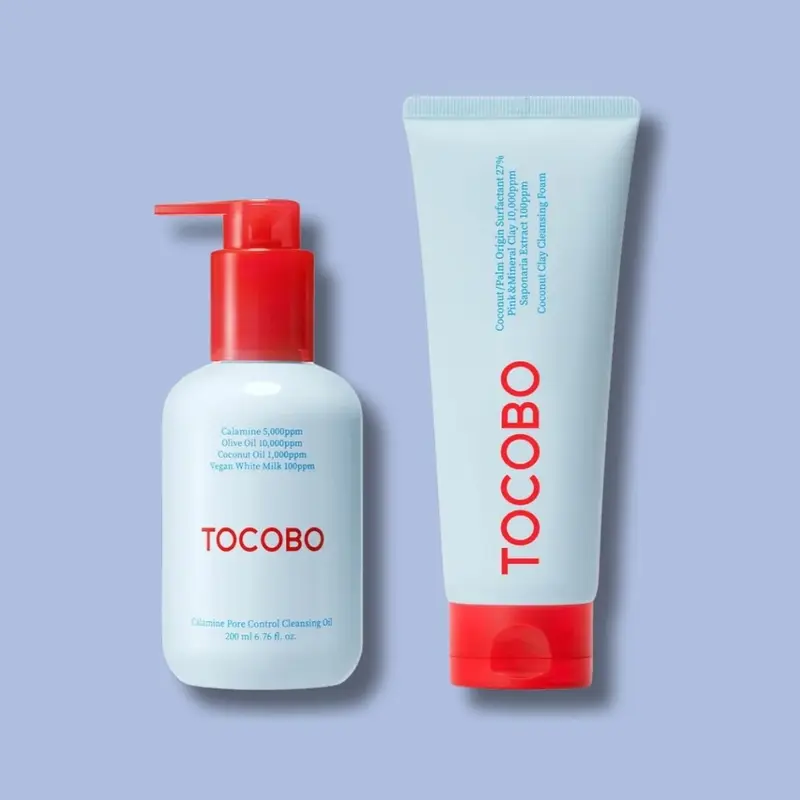 TOCOBO Double Cleanser Mini Duo (Öl 20 ml + Schaum 15 ml)