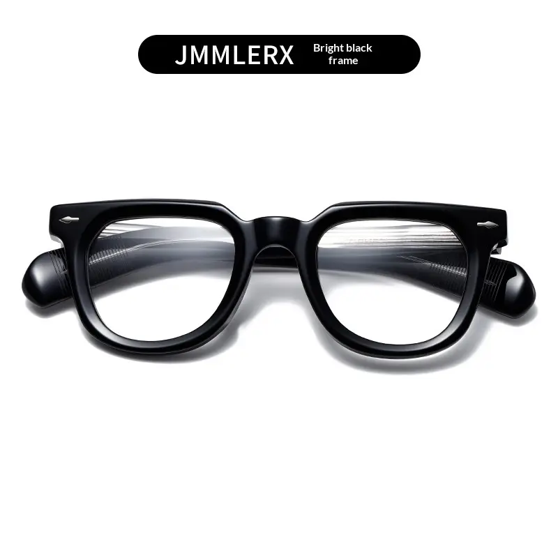 Transparente Bicolor-Brille im Vintage-Stil