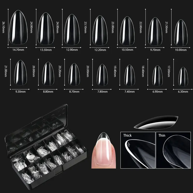 Transparente Nagel-Tips