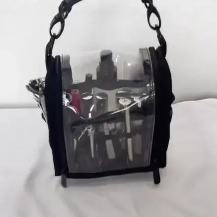 Transparente, wasserdichte Kosmetiktasche