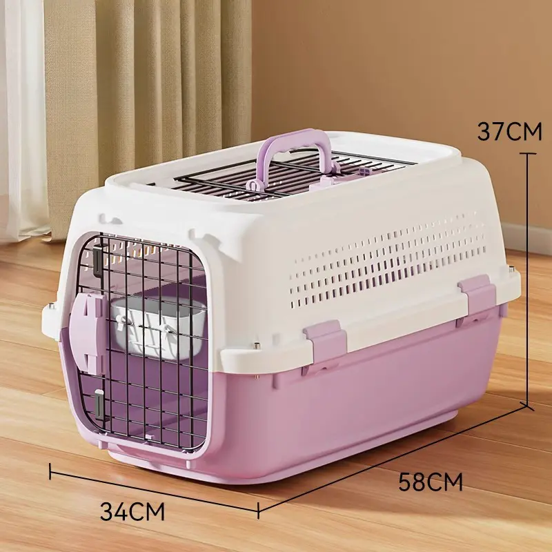Transportbox «PetGo» · für Hund & Katze, belüftet, flugtauglich 🐾