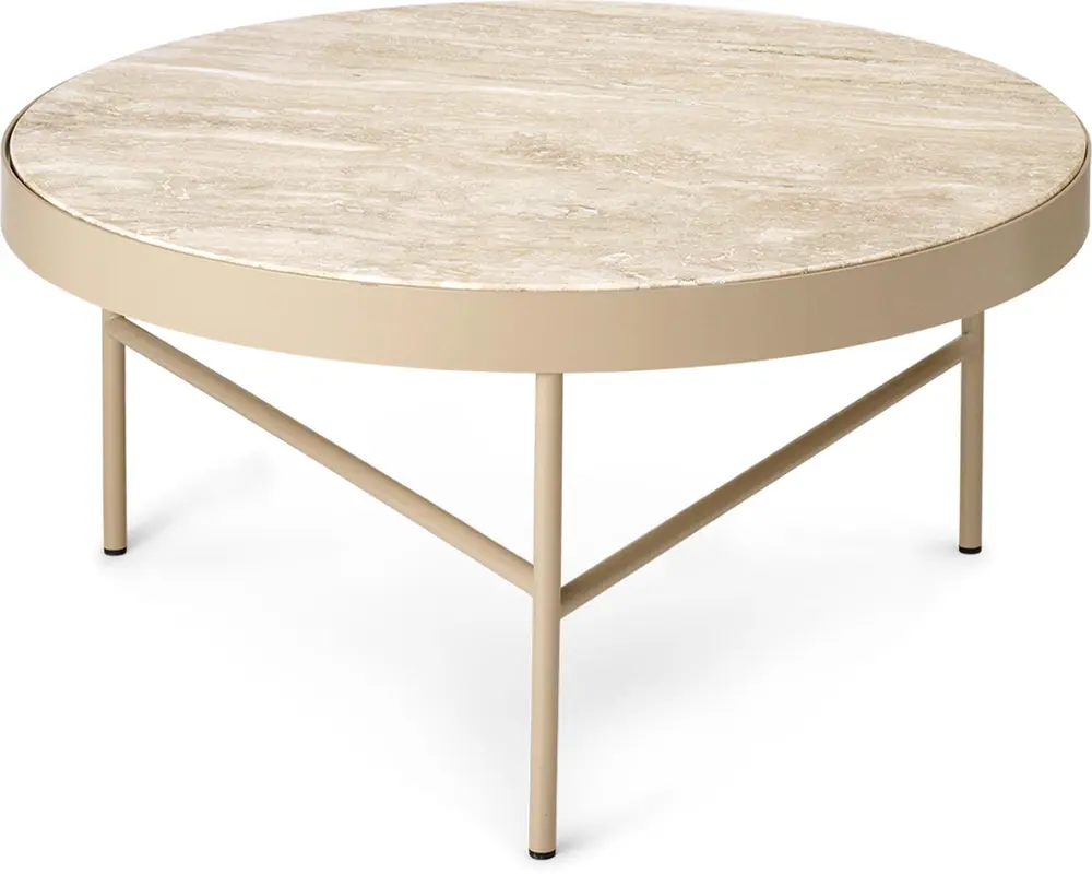 Travertine Beistelltisch