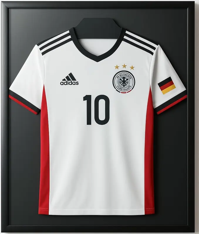 Trikotrahmen 3D-Bilderrahmen für Sporttrikots, Schwarz - Aluminium 70 x 90 cm