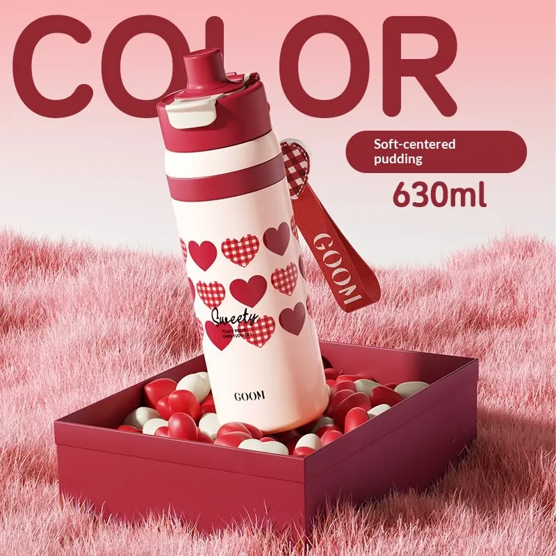 Trinkflasche mit Tragegurt