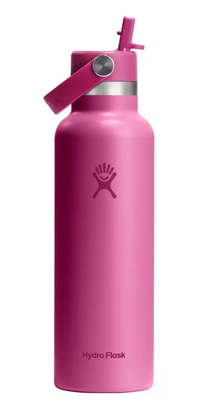 Trinkflasche Standard Flex Deckel m. Strohhalm 620ml reef