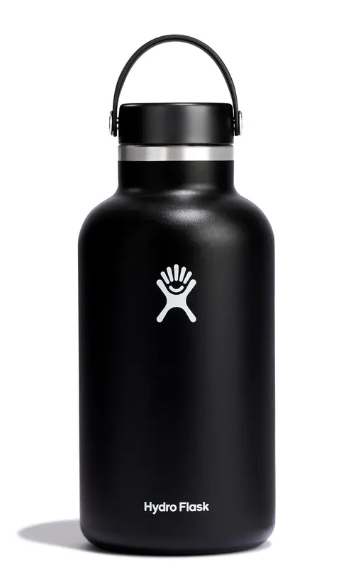 Trinkflasche Wide Flex Deckel 1900ml schwarz