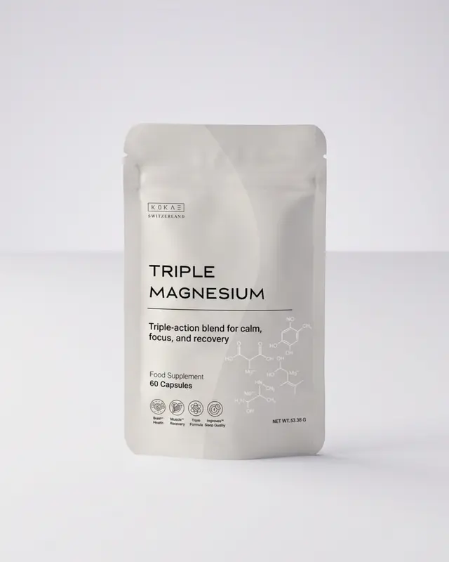 Triple Magnesium - Bisglycinat, Malat & ATA Mg® mit aktivem P-5-P