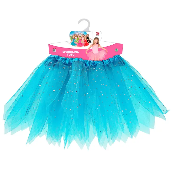 Tutu hellblau giltzernder