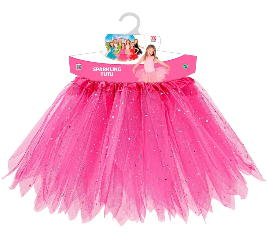 Tutu pink giltzernder Stoff