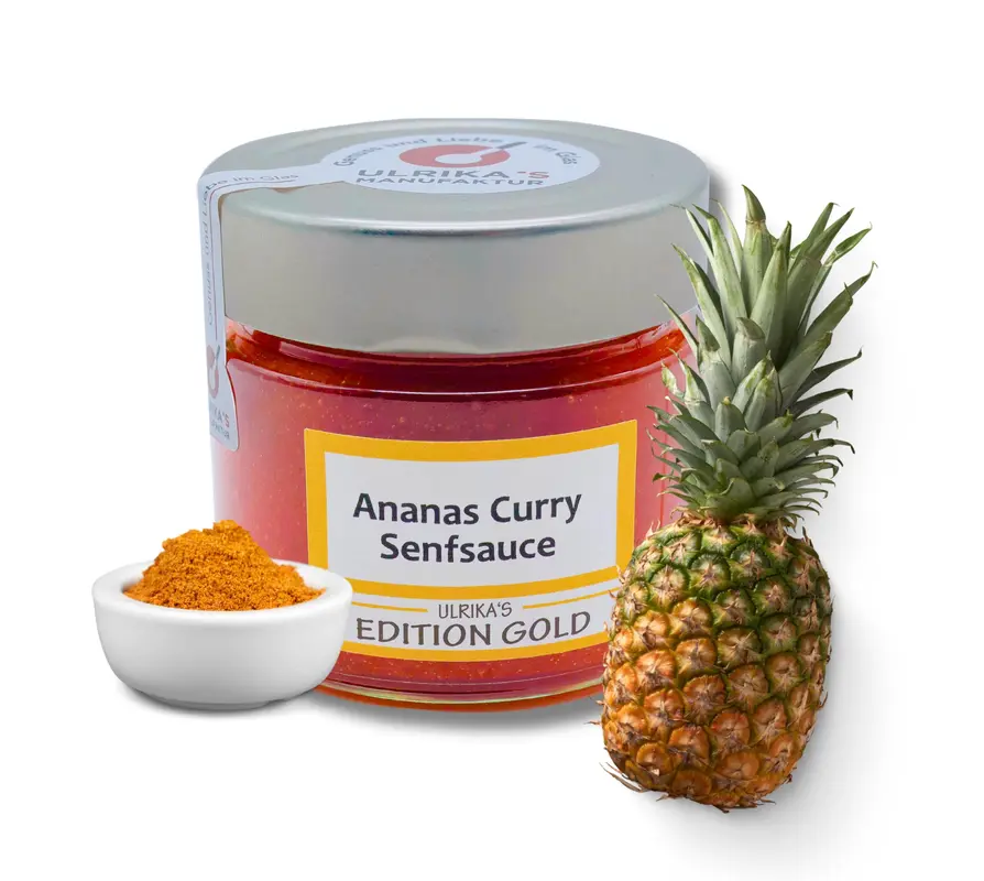 Ulrika's Manufaktur Ananas Curry Senfsauce 210g