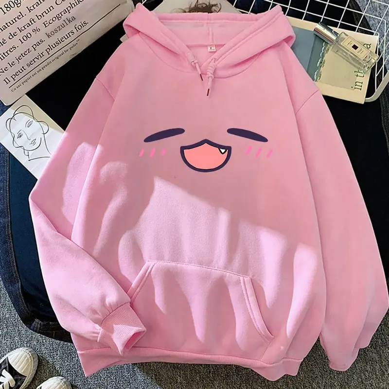 Unifarbener Kapuzenpullover für Damen · Modell 2