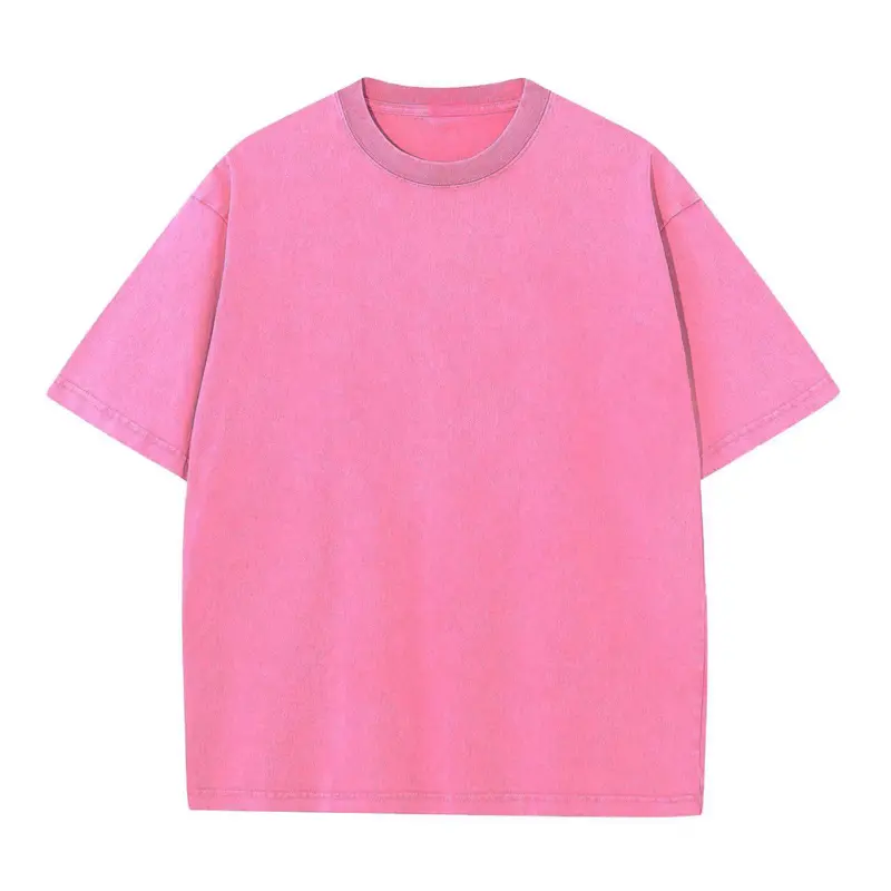 Unisex Baumwoll T-Shirt mit überschnittenen Ärmeln