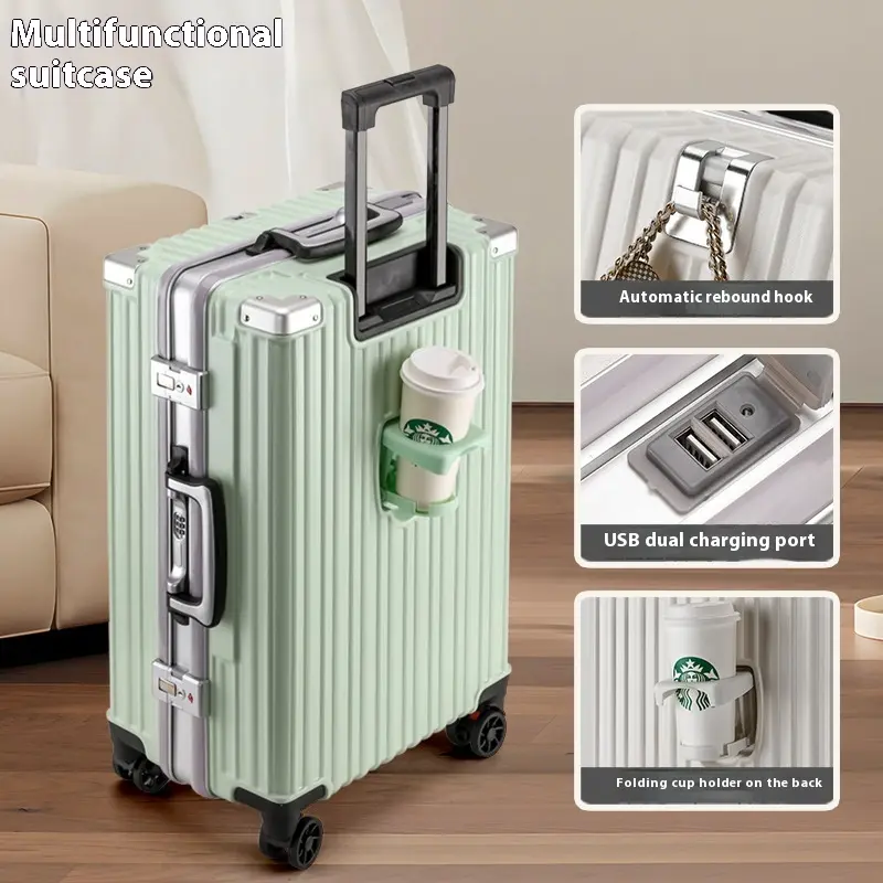 Universeller Rollkoffer mit Aluminiumrahmen und grossem Fassungsvermög