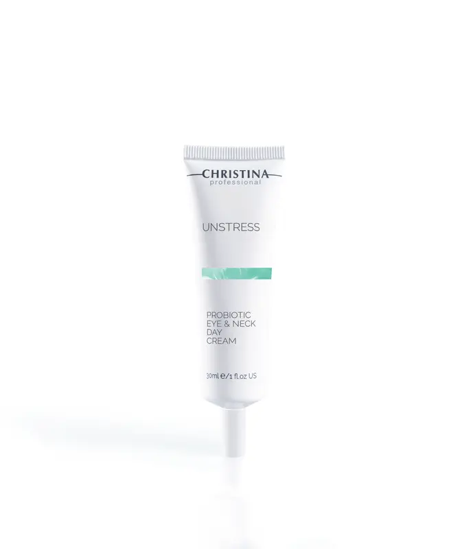 UNSTRESS PROBIOTIC EYE & NECK DAY CREAM SPF12