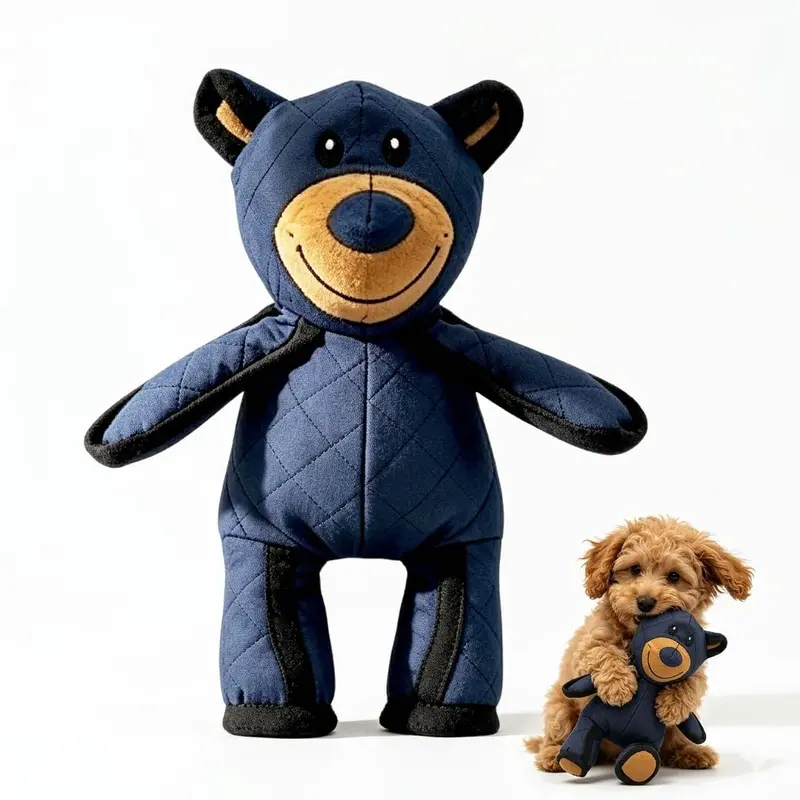 Unzerstörbares Hunde-Kauspielzeug Bär, 25 cm