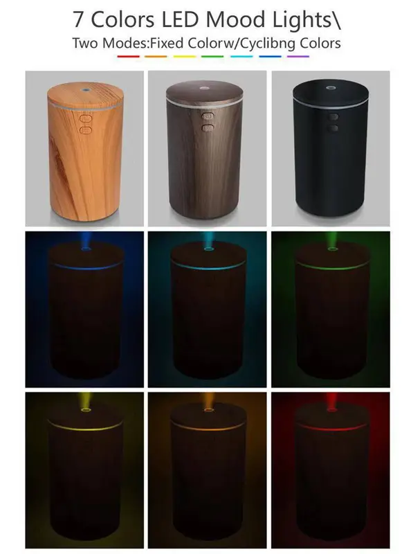 USB Aroma Diffuser Holzmaserung