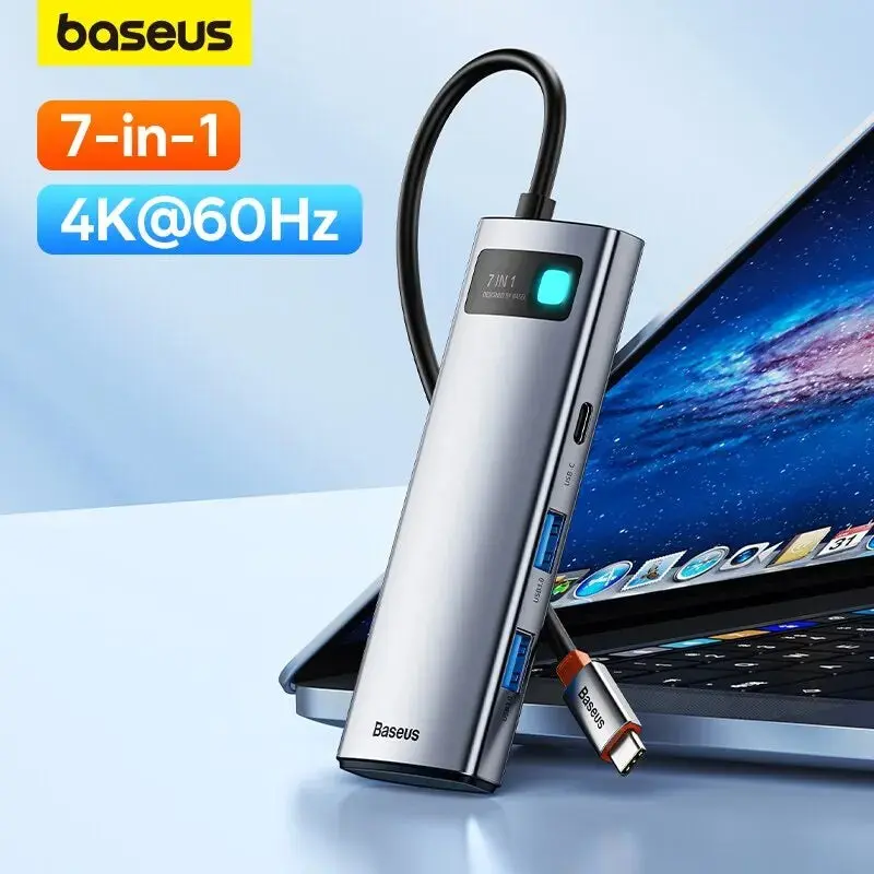 USB-C Hub 7-in-1 · HDMI, USB & SD