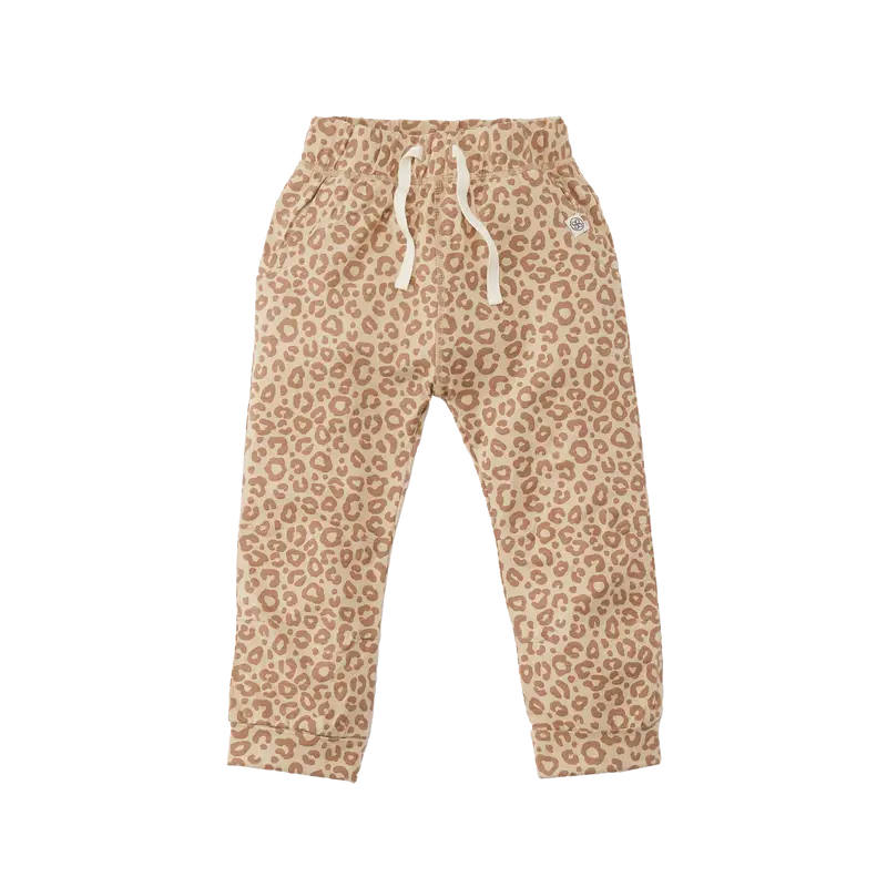 UV Jogginghose UPF 50+ Leopard Brown
