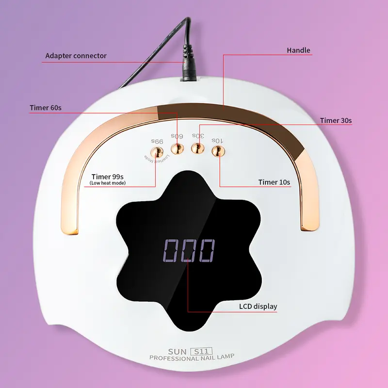 UV/LED Nagellampe für Gel-Nägel