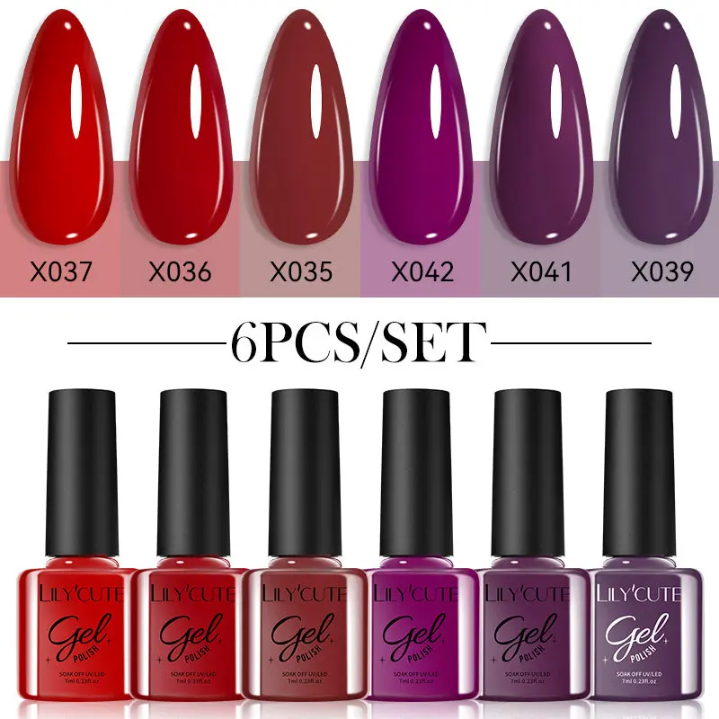 UV Nagellack Set – Glitzer & Uni-Farben