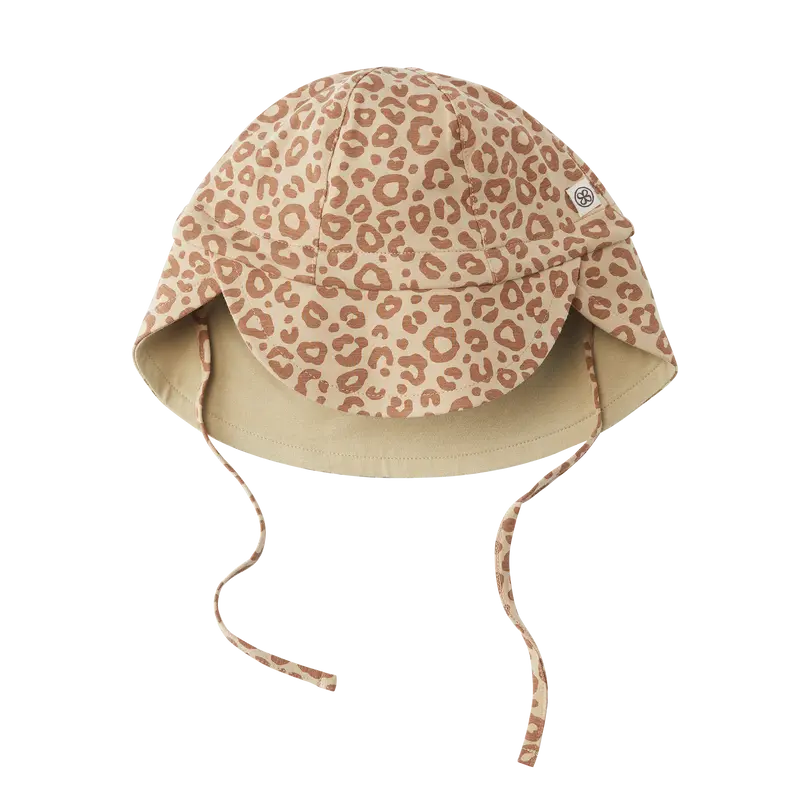 UV Sonnenhut UPF 50+ Leopard Brown/Sandy Beach