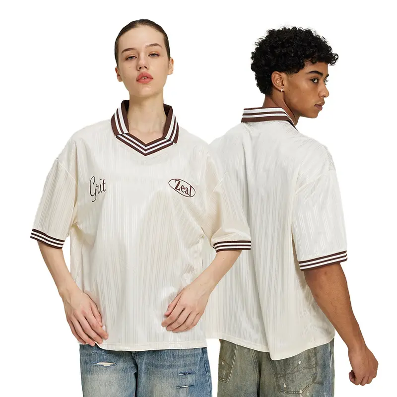 V-Neck T-Shirt für Herren, Kurzarm