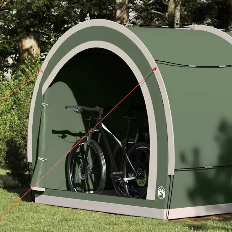 Velo-Garage mit Dach und Stauraum