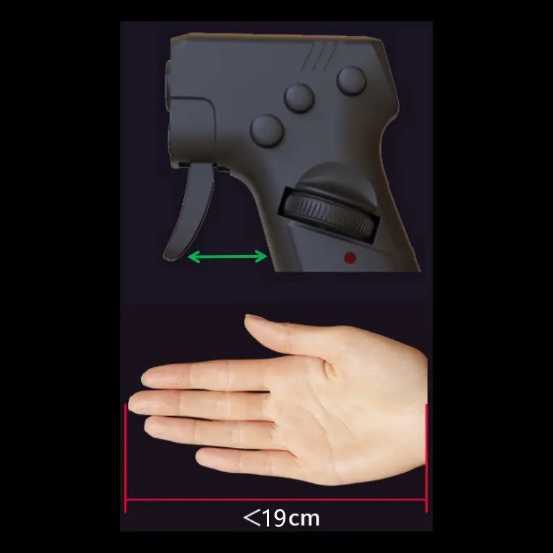 Vertikaler Gaming-Pistolengriff mit Trigger