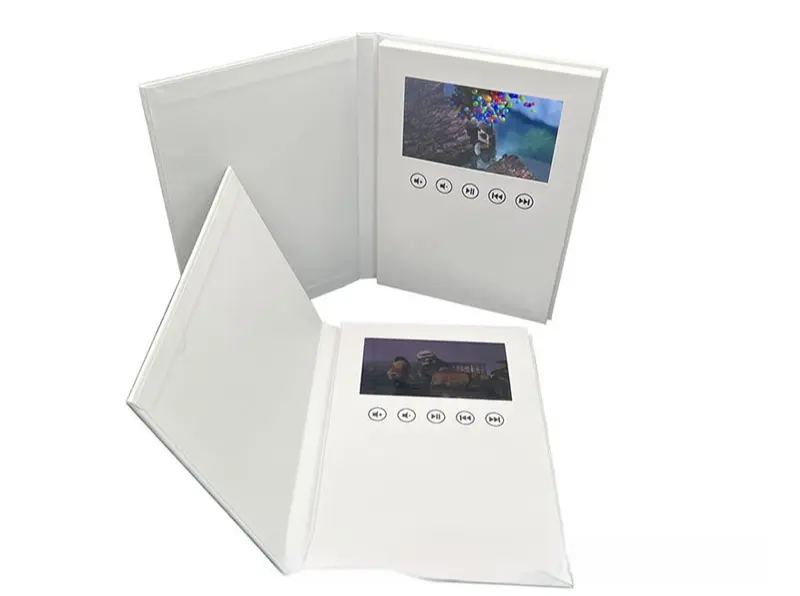Video-Buch mit Hardcover und 7-Zoll-Display