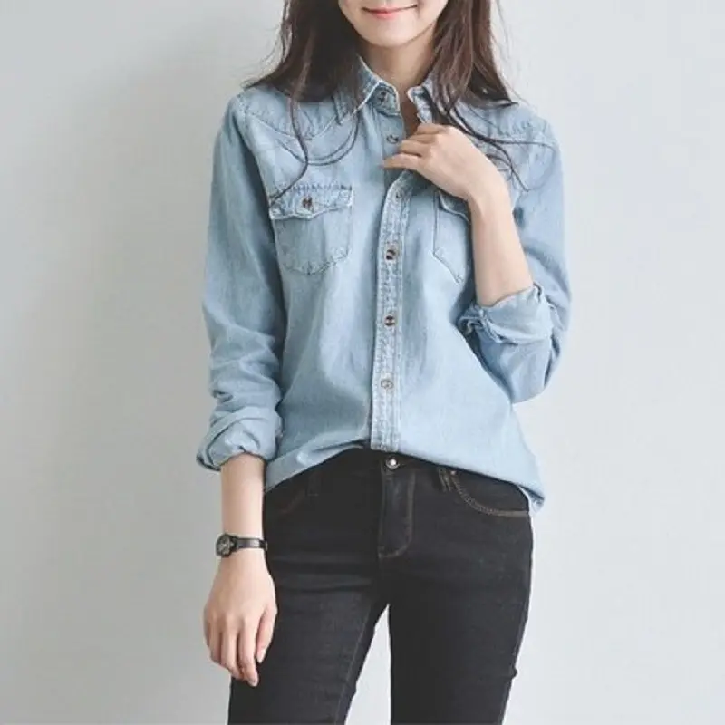 Vielseitiges Denim-Hemd für Damen