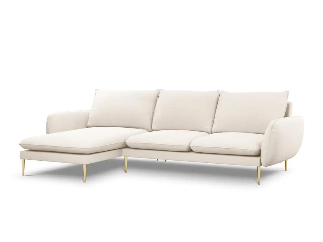 Vienna Boucle Ecksofa links 5 Sitzer 170cm