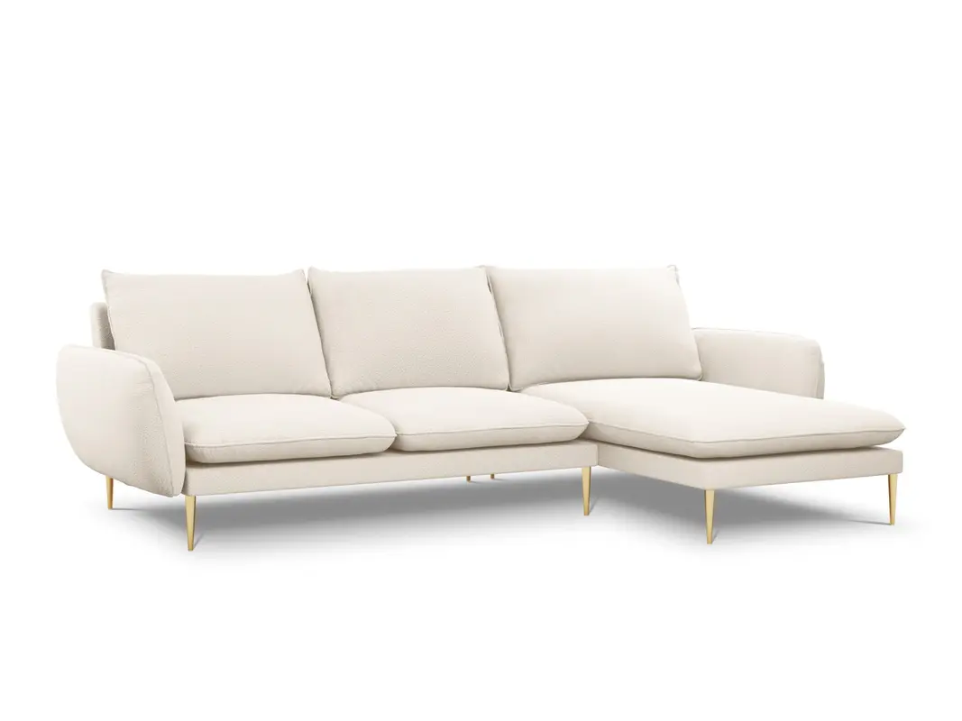 Vienna Boucle Ecksofa rechts 5 Sitzer 170cm