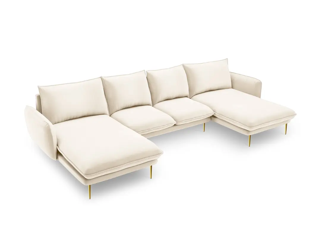 Vienna Velour Panoramic Sofa 6 Sitzer 170cm