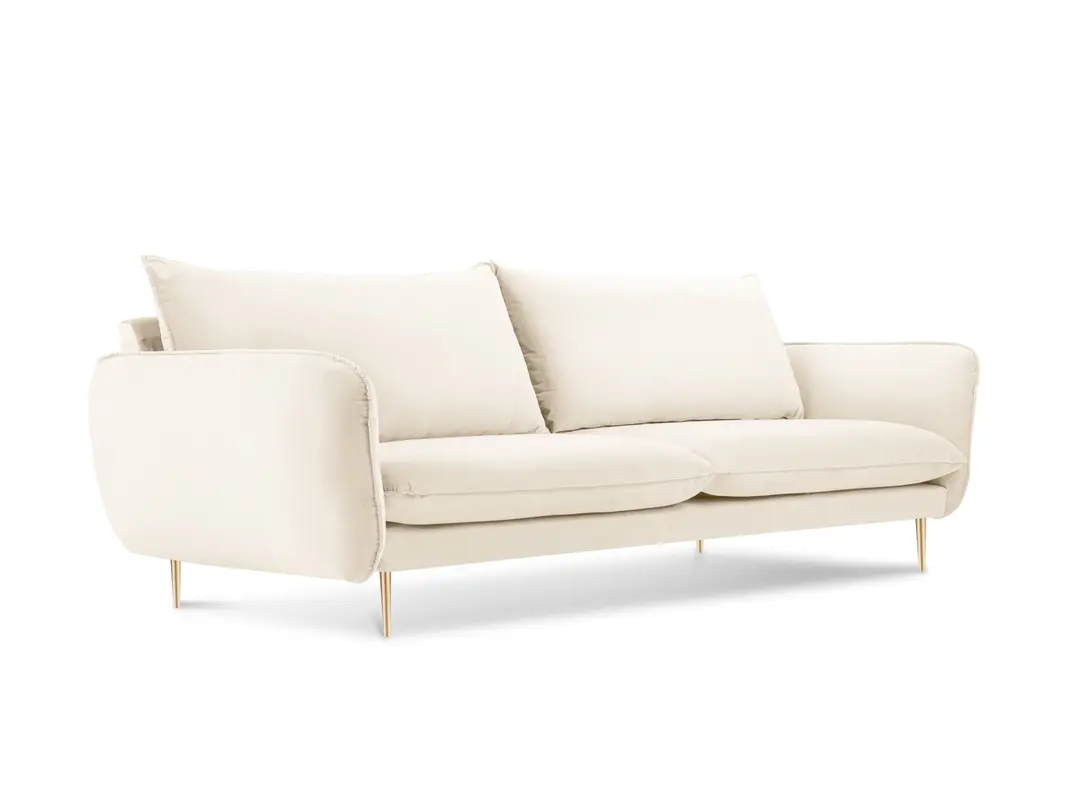 Vienna Velour Sofa 3 Sitzer 92cm