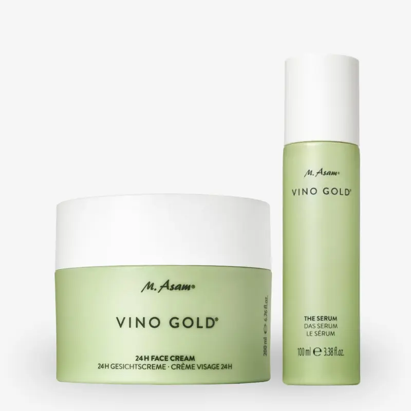 VINO GOLD 24h-Creme & Serum – Pflege Set – SONDERGRÖSSEN