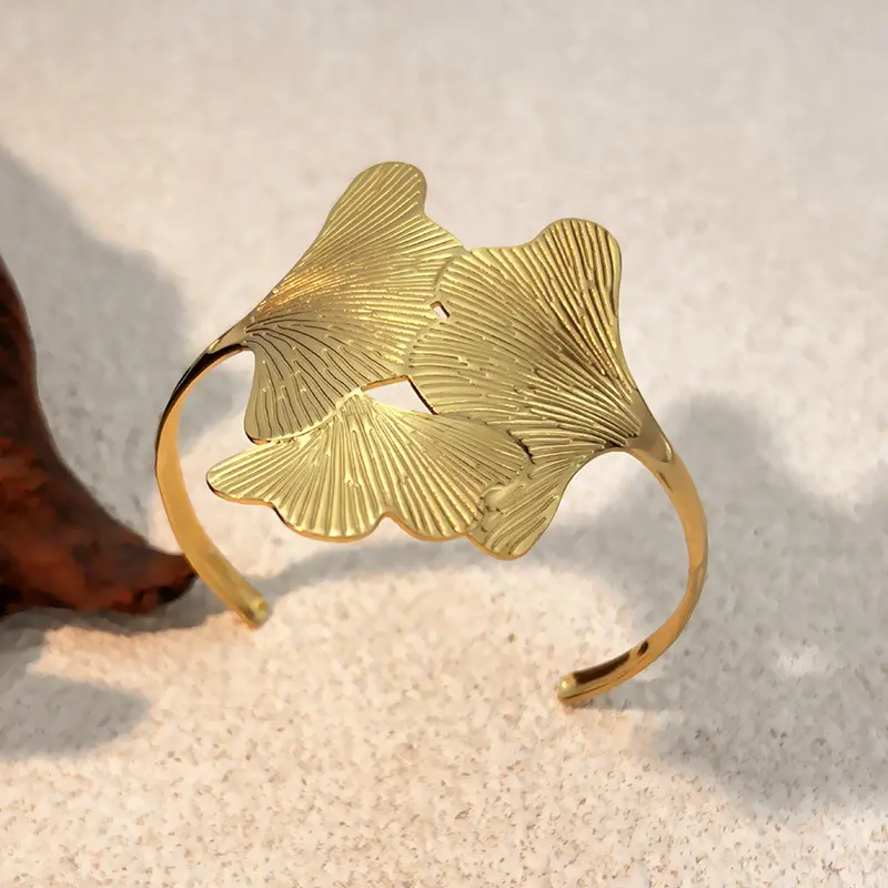Vintage-Ginkgo-Blatt Armband
