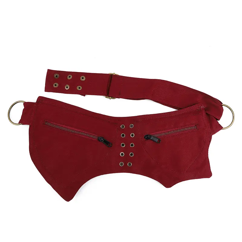 Vintage Hüfttasche Damen, strapslos aus Baumwolle