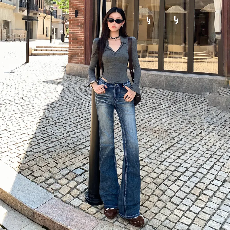 Vintage Jeans, schlank, Low-rise