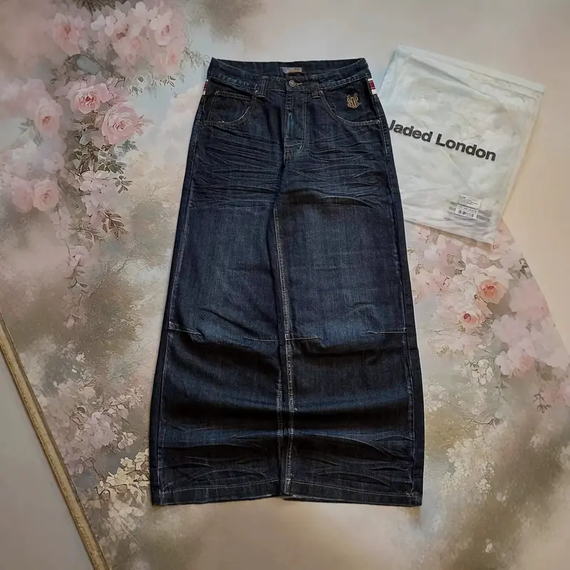 Vintage Patchwork Jeans für Herren