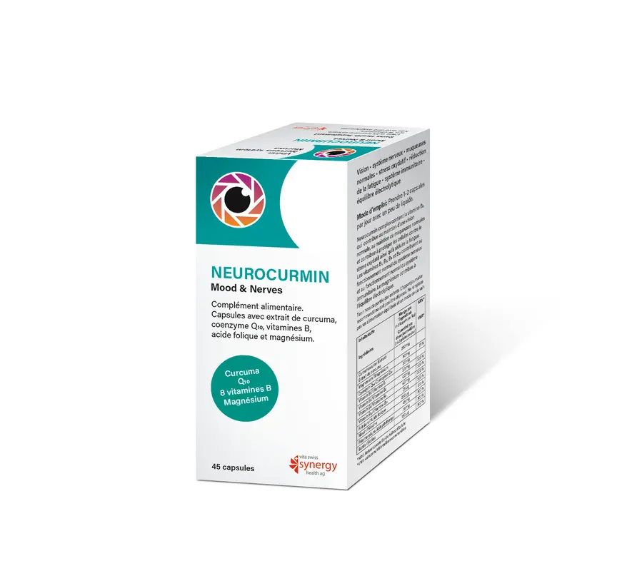 Vita Swiss Synergy Neurocurmin Mood & Nerves caps 45 pces