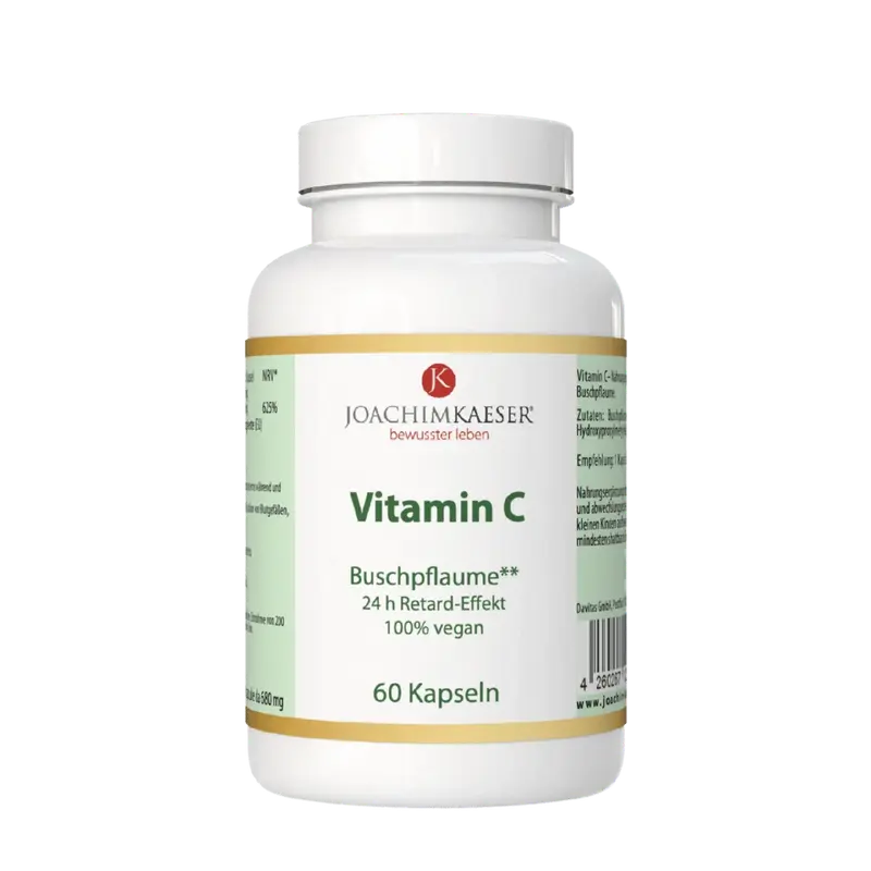 Vitamina C Retard - 500mg aus der Buschpflaume