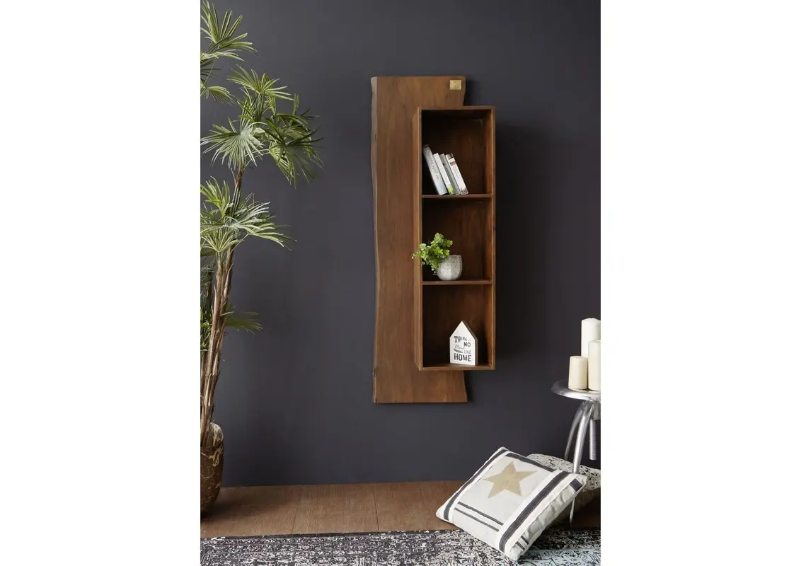 Wandregal Akazie 50x22x147 PURE ACACIA