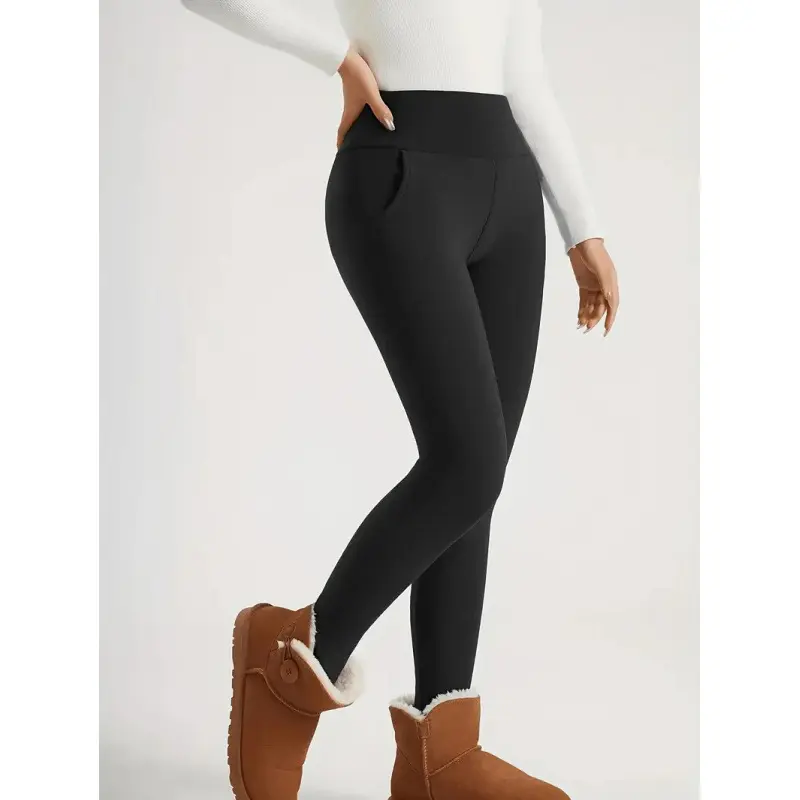 Warme Fleece-Leggings